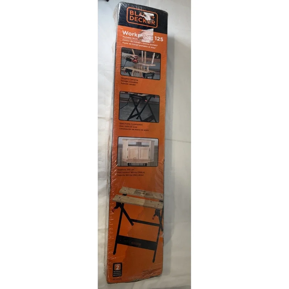 BLACK & DECKER WORKMATE 125 PORTABLE WORKCENTER and‎ VISE NEW